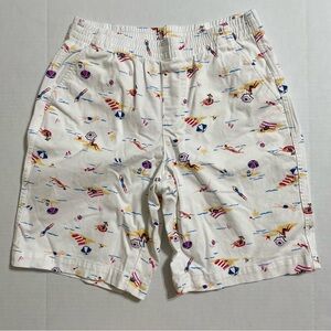 Lands End bermudas swim ocean vacation novelty print mid rise size 8
